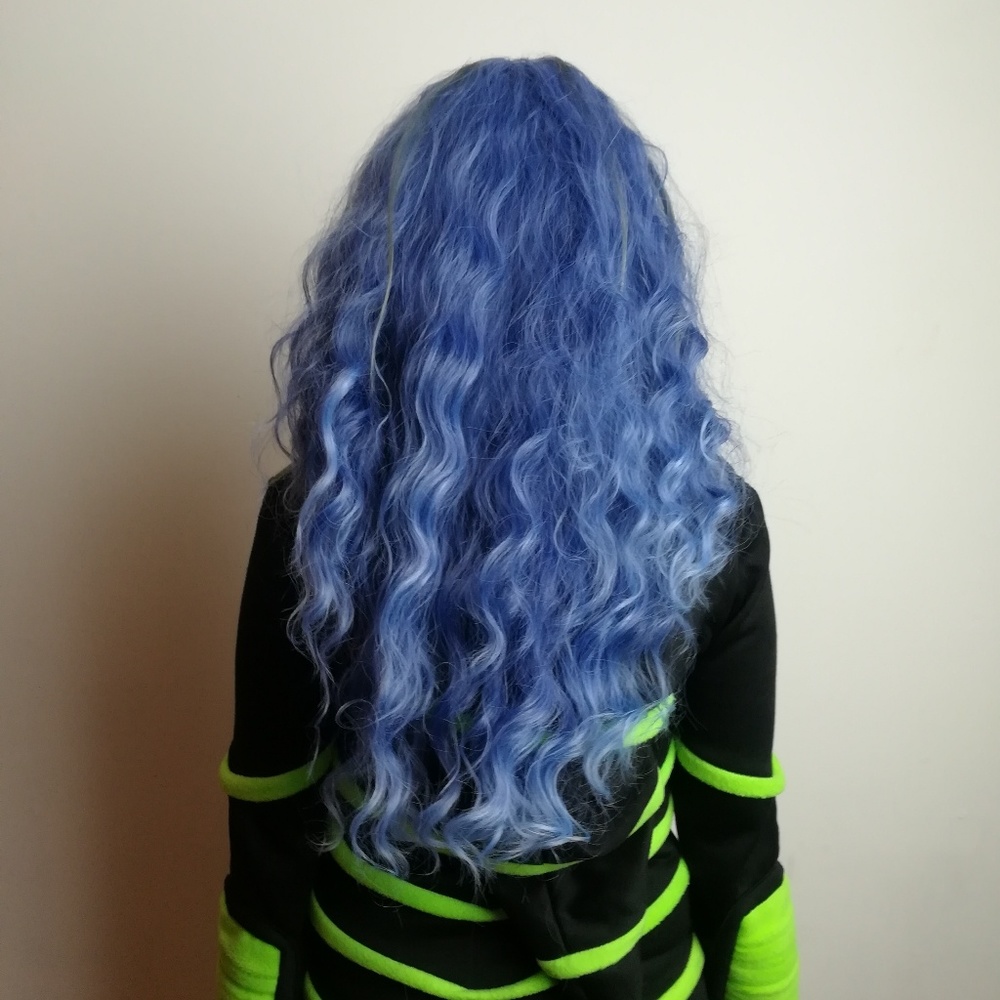 PennyWigs Light Blue Invisible U-Part Wig Hair Ex